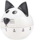 Mekanisk kökstimer med kattmönster - Kökstimer, tecknad kattunge mekanisk timer kök