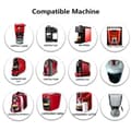 Miniatyrbild 2 av 8: Coffee Capsules Cafissimo Capsules Refillable Coffee Capsules Holder Filter Silver Silver 62