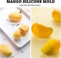 Miniatyrbilde 2 av 6: Silikonform dessert silikonkakeform 10 hull mango silikonform for baking fondantform fruktform