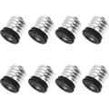 LED-lampun sovitin - 8 kpl lampunpitimen muunnin, lampun kanta-adapteri, lampunpitimen lisävarusteet (E17 - E14)