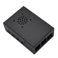 Suitable for Raspberry Pi 4 Metal Speaker Protection Shell (Black)
