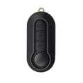 Car key shell compatible with Fiat and Iveco, replacement shell for remote key in black ABS with precise fit and circuit board protection