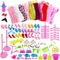 10 st 30cm Barbie klänning kostym klänning accessoarer skor