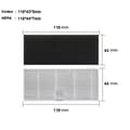 Miniatyrbillede 4 af 5: HEPA-filter reservedele til M7 PRO / S31 / Q6 / T1 Pro støvsuger