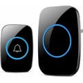 Wireless Doorbell, Waterproof Doorbell Kit, 1000+ ft Range & 60 Ringtones, 5-Level Volume & LED Flash, for Home Office Classroom