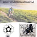 Miniatyrbillede 3 af 5: Cykelbremseskive Rotor MTB 6 Hull Rotor Cykeltilbehør (Sort