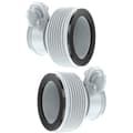Miniatyrbillede 2 af 5: Bestway 58236 - Intex 10722 - Sæt med 2 filterpumpeadaptere 32 til 38 mm