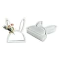 Miniatyrbillede 1 af 2: Påskeharer Støbeforme Hule Harer Silikoneforme Gipsforme Ornamentforme Epoxyharpiksforme