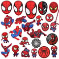 Spider-Man Iron-on Patches, Embroidered MH-24 Compatible with Marvel[JUN]