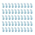 50x Hanger Hooks For Hangers, Space-Saving And Wardrobe Organizer, Blue Hanger Blue Blue