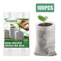 Växtpåse Fruktskyddspåse 15x19cm Plantering Växter Non-woven Näringspåse Trädgårdstillbehör Växtplantering