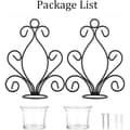 Miniatyrbild 5 av 5: Vintage Iron Wall Sconces, Creative Iron Candle Holders