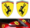 1 Pair 10x7.2cm Funny Donkey Reflective Car Stickers Compatible