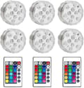 Waterproof Submersible LED Lights for Jacuzzi, Spa, Pool, Underwater LED Lights with 2 Remote Controls [DB]