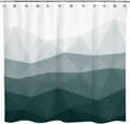 Designer Extra Long Shower Curtain, Popular Shower Curtain, Ombre