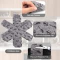 Miniatyrbild 2 av 5: 9-piece pot protector set pot separator pot protector pot and pan protector to separate pots and pans 3 different sizes grey