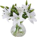 Kunstige blomster, 5 stk. latex kunstige liljer