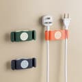 Miniatyrbild 3 av 5: Blue 8-pack Cord Organizer Rotating Self-Adhesive Data Cable Winder for Home Decor