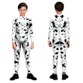 Miniatyrbilde 2 av 5: Dalmatiner Cosplay Kostyme for Voksne og Barn, Dyrekostyme, Halloween Kostyme, Karneval Kostyme 140 cm