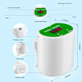 Miniatyrbild 2 av 5: Automatisk droppbevattningskit, 12 kit självbevattning för inomhusväxter