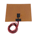 Miniatyrbillede 5 af 5: PI Varmeelement Film Fleksibel 150℃ 7,9 X 7,9 Tommer Selvklæbende Varmeplade Til 3D-printer DC12V 120W