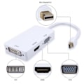 Miniatyrbillede 5 af 5: Thunderbolt Mini DP display port til HDMI DVI VGA, 3 i 1, til macbook