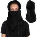 Miniatyrbild 1 av 5: Herr Vinterhatt Kallt väder Ansikte Svart Mask Balaclava Hood Outdo