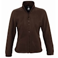 Miniatyrbilde 1 av 3: SOLS Dame/Dame North Full Zip Fleecejakke Mørk Chokolade Dark Chocolate XXL