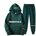 Pikkukuva 1 / 2: Lanhu Essen-tials Huppari Fear Of God Kirjain Haara Linja Huppari Unisex Vihreä Green XL