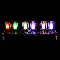 Miniatyrbild 6 av 11: Imitera fullfärg RGB-glödrörsklocka present kreativ RGB-färgklockkit 51 SCM DIY elektroniskt kit färgglad ljusklocka