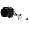 Miniatyrbillede 5 af 11: USB Justerbar Hastighed Lodde Røgabsorber ESD Røgudtrækningsventilator Rørkanal Udstødningsventilator med 1/3/6M Rørventilationspatch null - Damn 1m tube 0.25