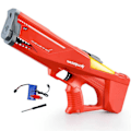 Miniatyrbild 1 av 4: Super Vattenpistol Hajdesign Lång Räckvidd Högtryck Elektrisk Vattenstråle Leksak för Barn