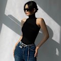 Pikkukuva 4 / 8: Punakaulukset Neuleet Off Shoulder Topit PUNAINEN ed