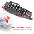 Miniatyrbilde 3 av 5: For WPL C14 C24 C24-1 1/16 RC Bil Oppgraderingsdeler Frontfanger Frontgrill Reservedeler