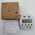 Miniatyrbillede 4 af 5: CN101A 16A Mikrocomputer Timer 110V/220V/24V/12V LCD Display Strøm Programmerbar Digital til Tidsafbryderrelæ Holdbar