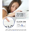 Miniatyrbilde 4 av 5: Laderbar vekkerklokke, digital vekkerklokke som plugges inn i senger C