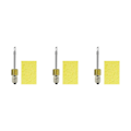Miniatyrbillede 4 af 5: 1/2/3/5 loddekolbe spids Udskiftning af loddespids gevind Spids K med svamp Tip K with sponge 3 Sets