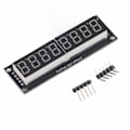 Miniatyrbild 3 av 5: Digitalrör Displaymodul LED 8 Siffror 7 Segment 0,36 Tum TM1637 Drivchip Gul