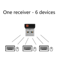 Miniatyrbilde 4 av 5: Trådløs Dongle-mottaker Unifying USB-adapter for Logitech 2