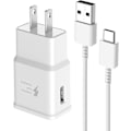 Miniatyrbilde 1 av 6: Samsung Ladeadapter Rask Lading Kabel 6ft med USB Vegglader for Samsung