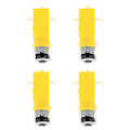 Pikkukuva 3 / 8: 4 kpl TT-moottorin vaihde kaksoisakselivaihteinen sähkökäyttö DC 3-12V DIY-älyautolelurobotille
