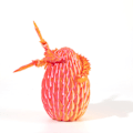 Miniatyrbild 1 av 5: 3D-tryckt flygande drakeägg set prydnad charmig mode dekorativ modell för pojke flicka kvinnor män Orange2