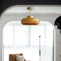 Miniatyrbilde 4 av 5: LED-taklampe, moderne og retro design, E27-sokkel, perfekt for stuen