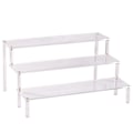 Miniatyrbillede 1 af 5: Akryl Display Stativ 3 Tier Riser Display Hylde Showcase til Actionfigurer Cupcakes Dessert Candy Treat Display 0.35 30