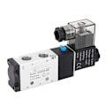 Miniatyrbillede 1 af 8: 4V210‑08 Elektrisk Magnetventil 2 Position 5 Vejs Cylinder Kontrol Reversierende Ventil Pneumatisk Luftventil AC110V