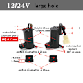 Miniatyrbillede 3 af 5: 12v 24v Universal Bilrudevisker Vinduevisker Vaskemaskine 24V Big hole+wire
