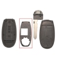 Miniatyrbilde 4 av 4: Fjernbilnøkkel tom nøkkelskall for Suzuki Swift Sx4 Vitara 2010-2016 Ts008 / Ts007 Smart Key med liten nøkkel