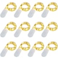 Miniatyrbild 1 av 5: 12-pack LED-ljusslingor med batteri, 20 LED-mikro stjärnformade lampor