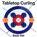 Mini Bordcurling Spillsett med 8 Steiner Desktop Curling Game