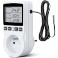 Miniatyrbillede 1 af 4: 1 termostat-stikkontakt, digital timer-stikkontakt, digital programmerbar